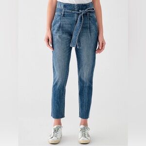 DL1961 Susie Paper Bag High Rise Tapered Jeans Size 24
